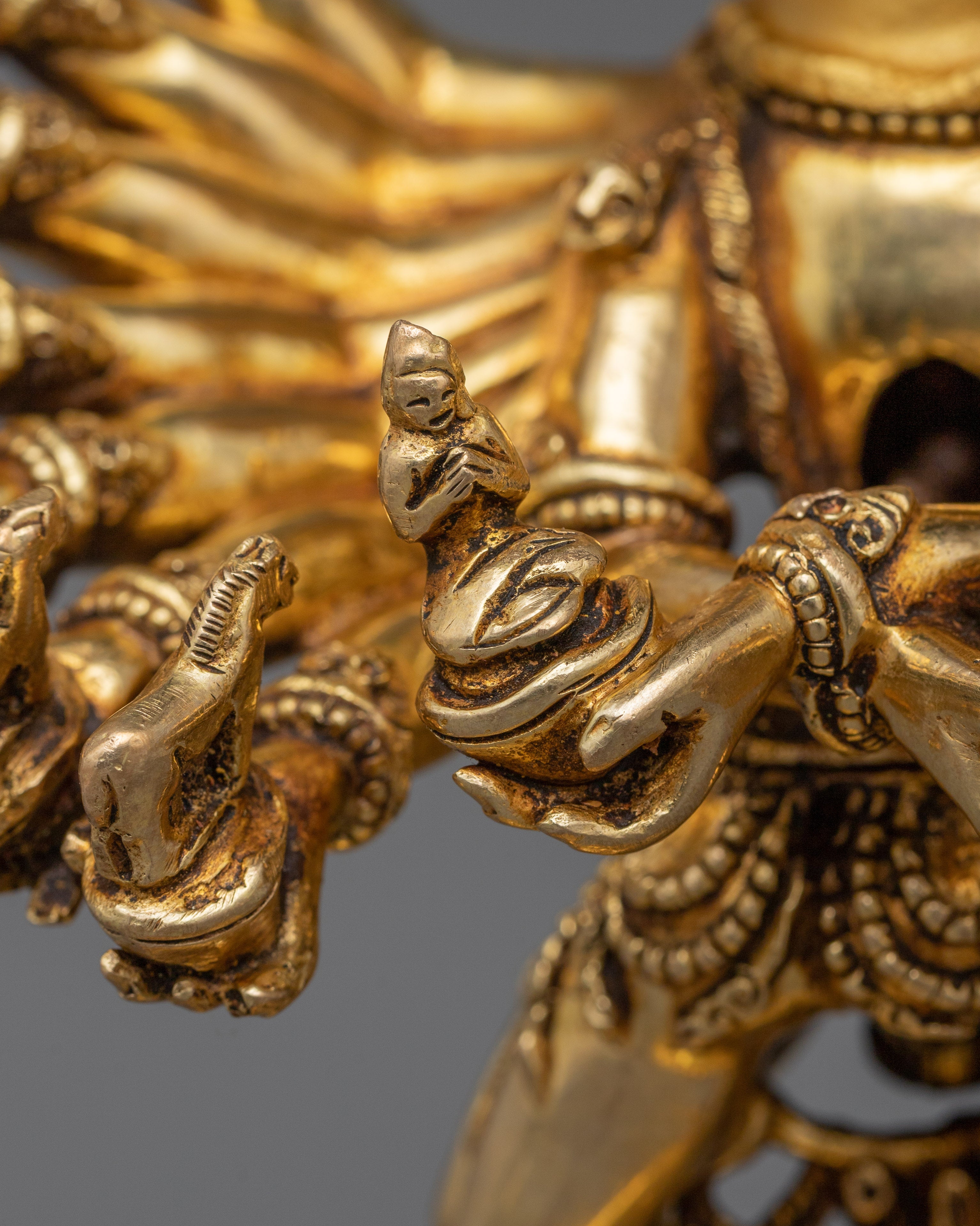 Handmade Statue of Hevajra | Tantric Deity Sculpture