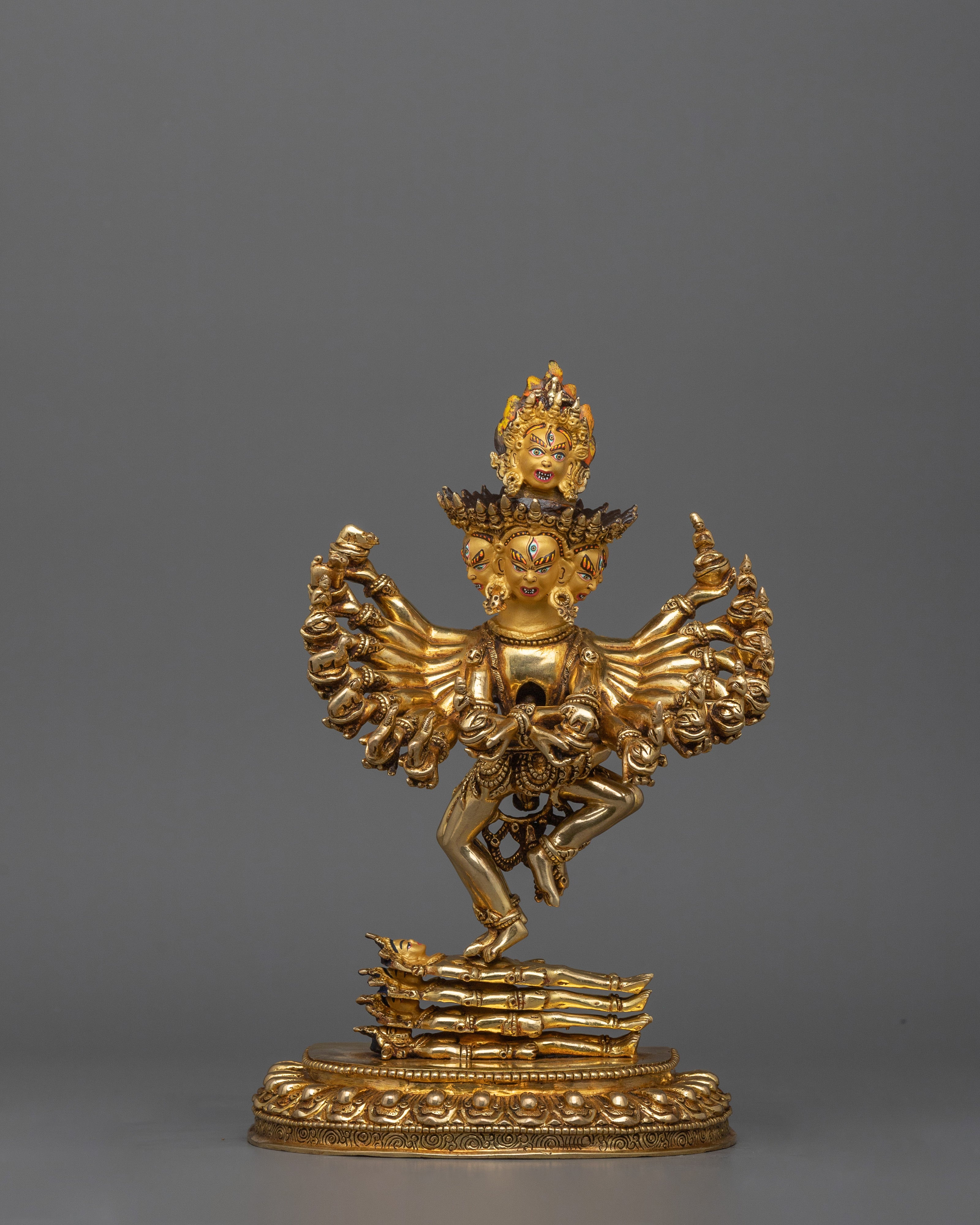 Handmade Statue of Hevajra | Tantric Deity Sculpture
