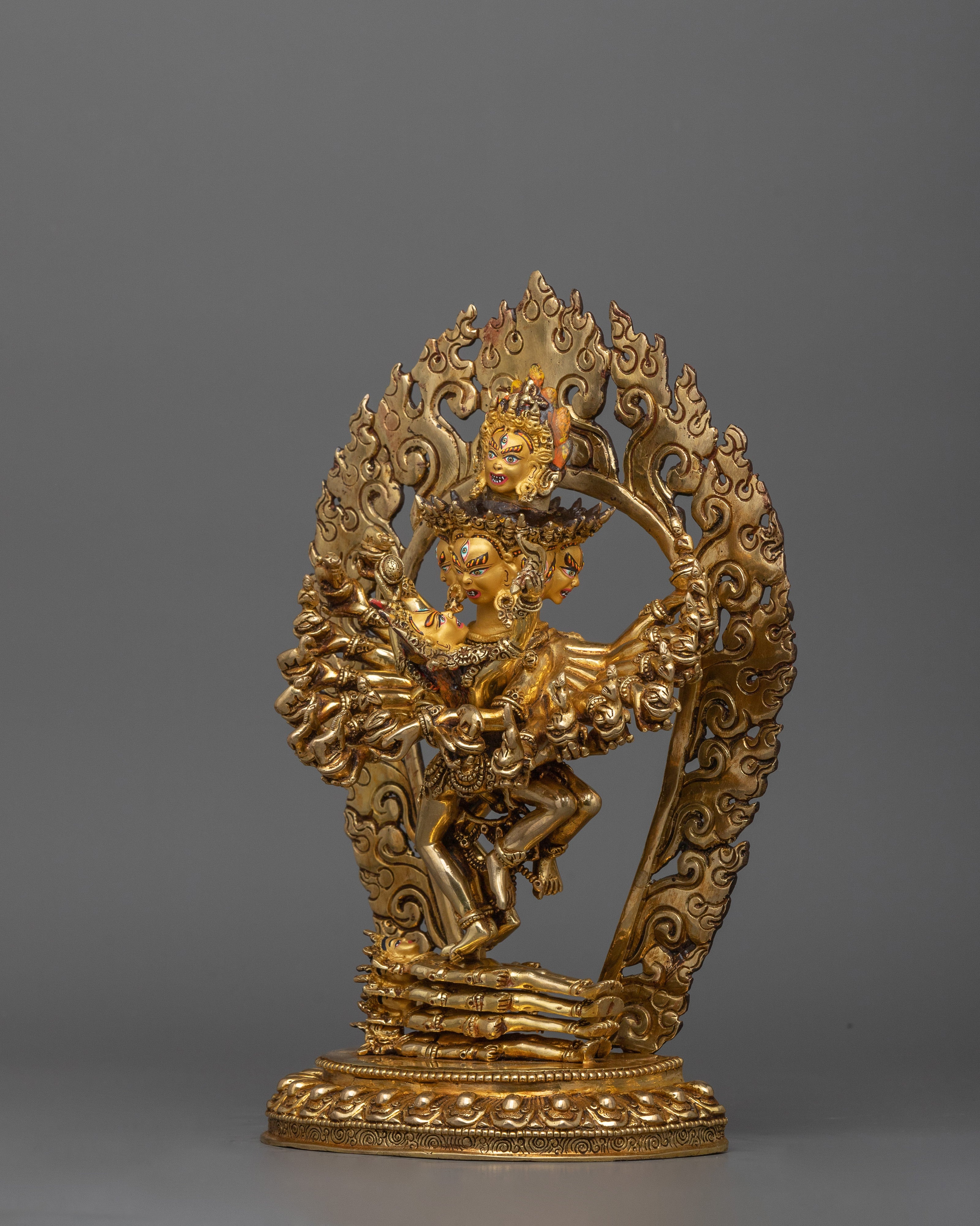Handmade Statue of Hevajra | Tantric Deity Sculpture