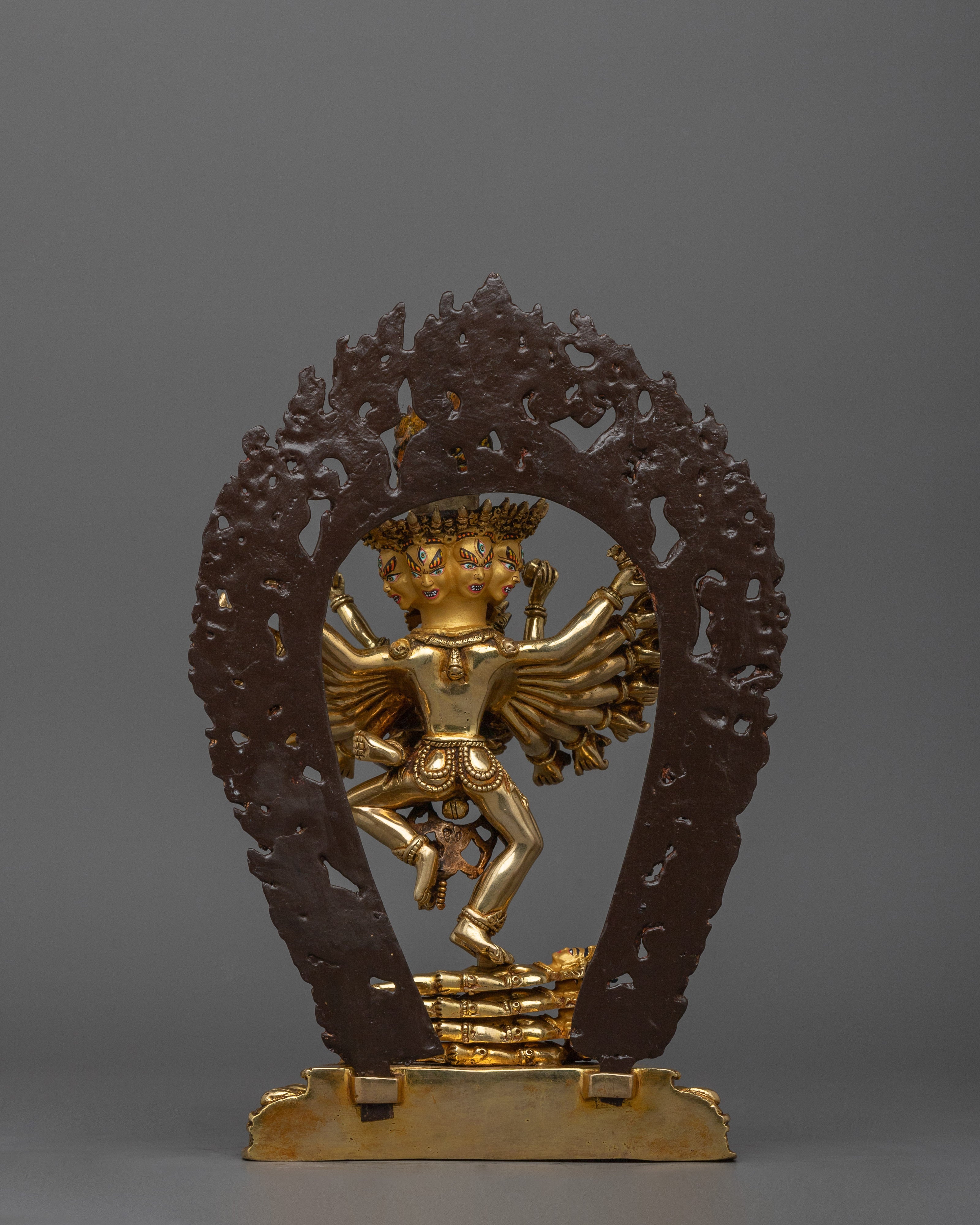 Handmade Statue of Hevajra | Tantric Deity Sculpture