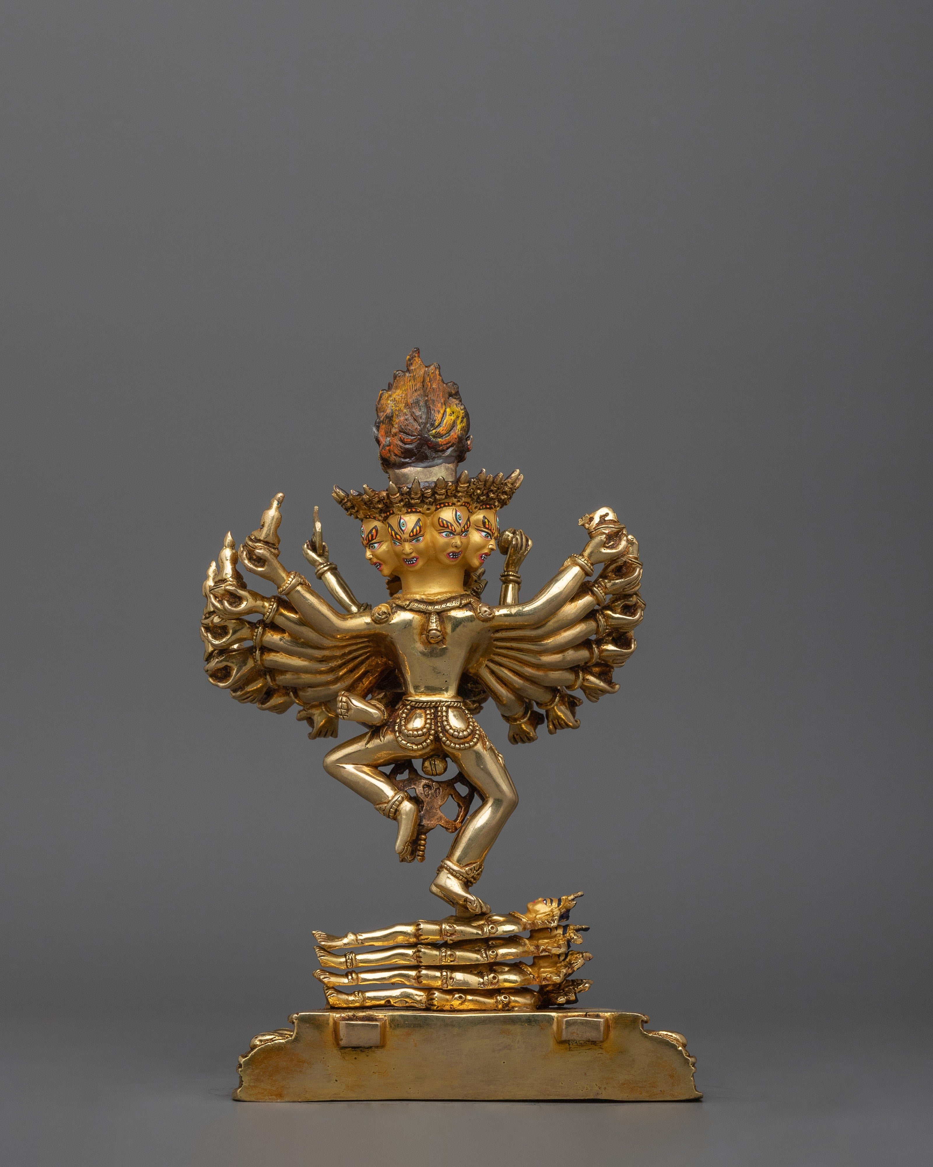 Handmade Statue of Hevajra | Tantric Deity Sculpture