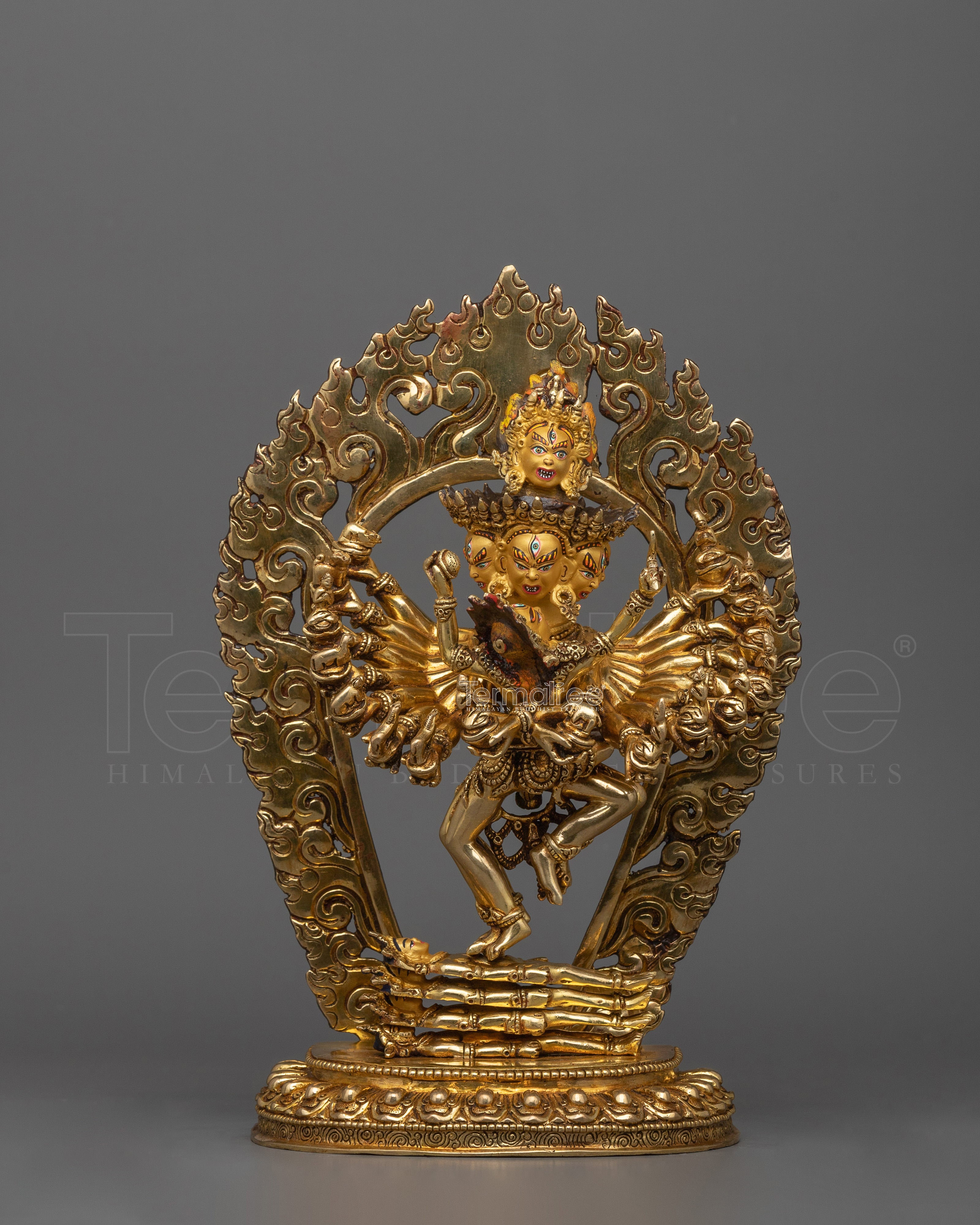 Handmade Statue of Hevajra | Tantric Deity Sculpture