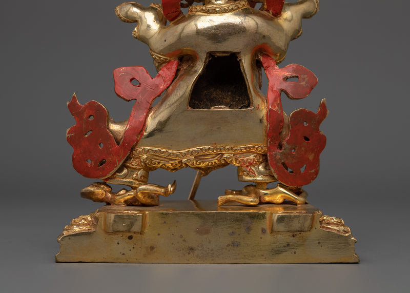 Himalayan Statue of Mahakala With Danda | Fierce Guardian of Dharma