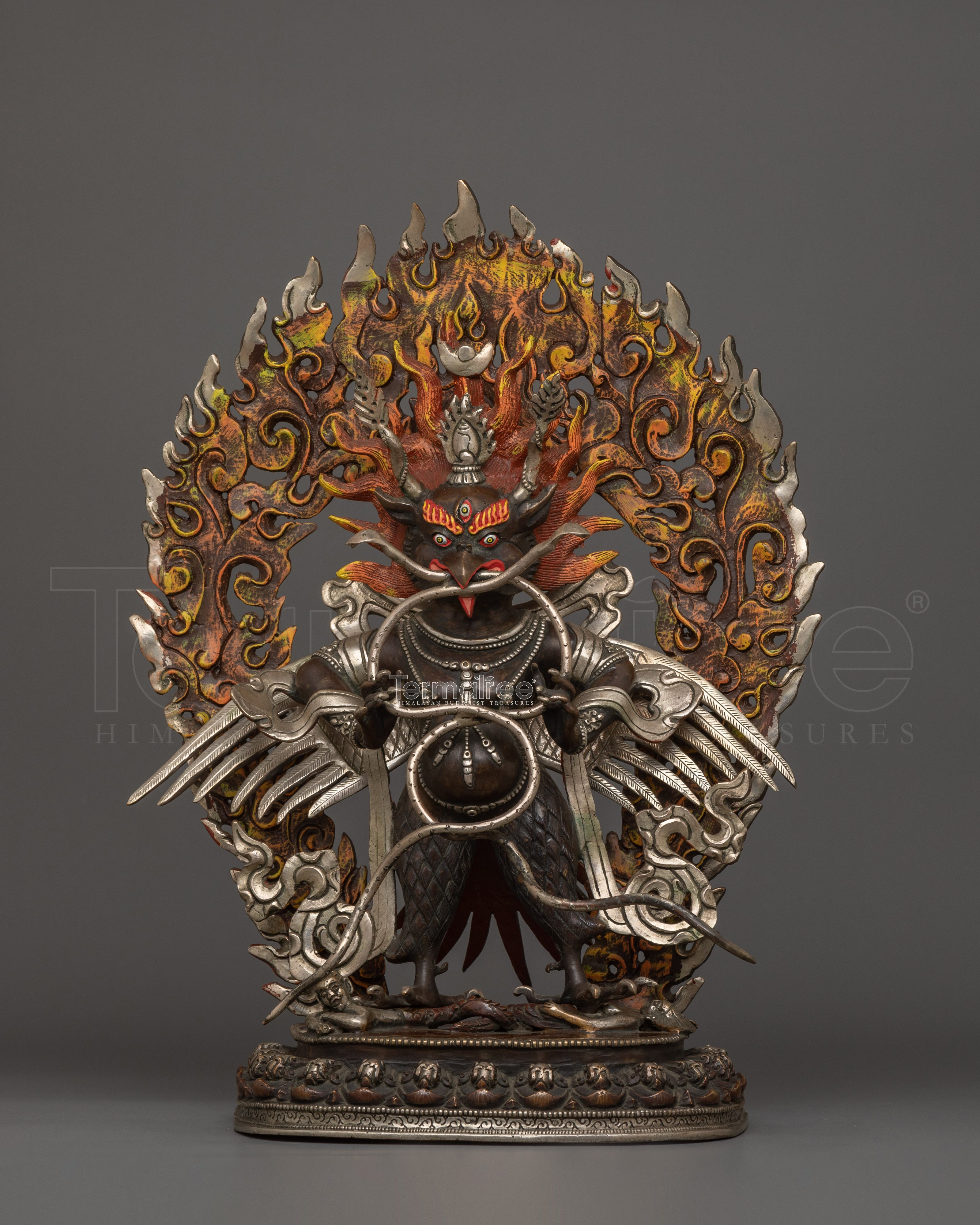 Handcrafted Figurine of Garuda | The Mythical Protector of Tibetan Lore