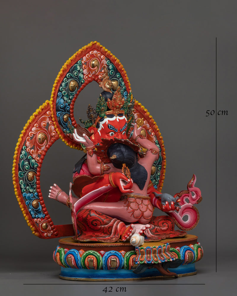 red-dzambhala-handmade-statue
