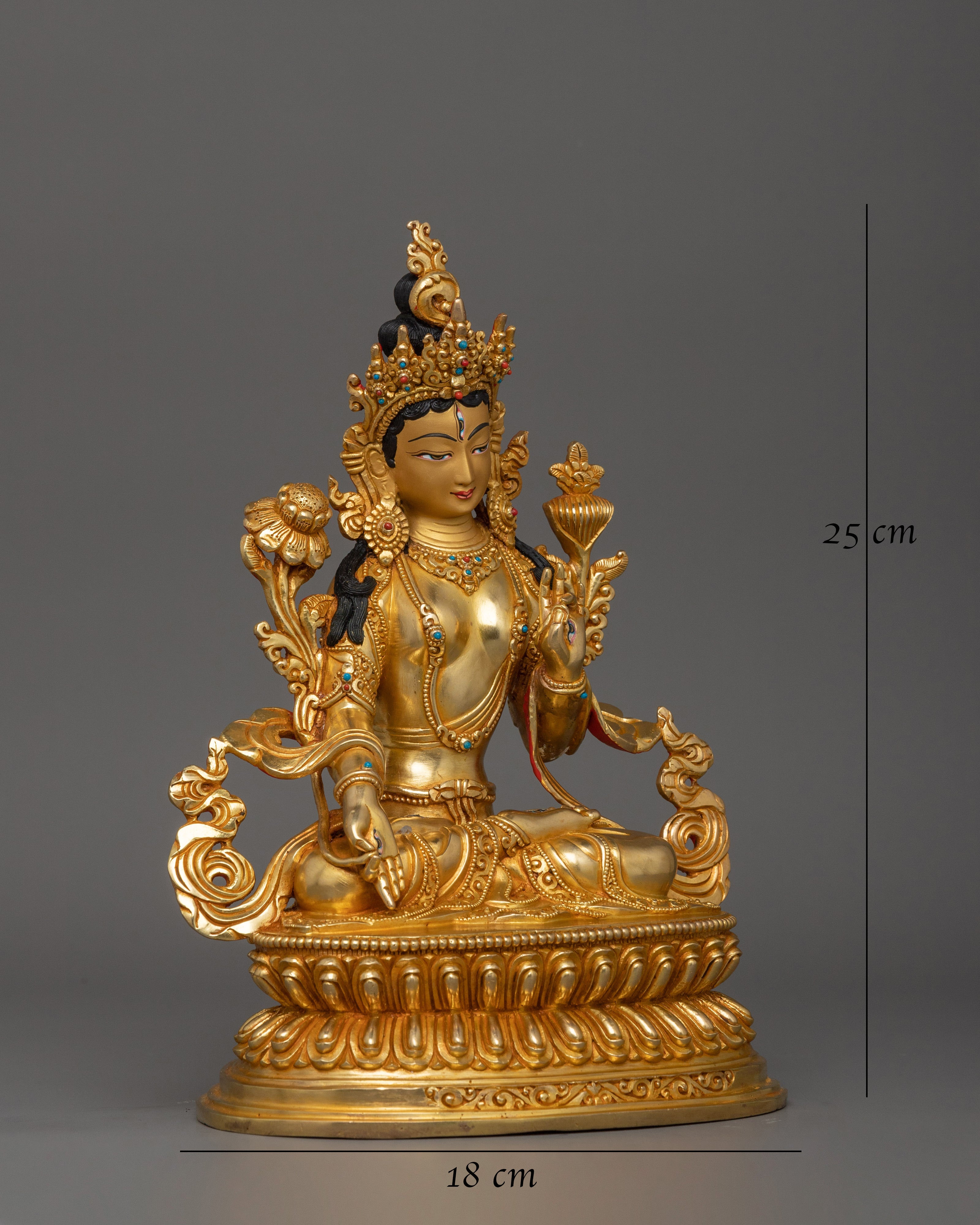 himalayan-statue-of-white-tara