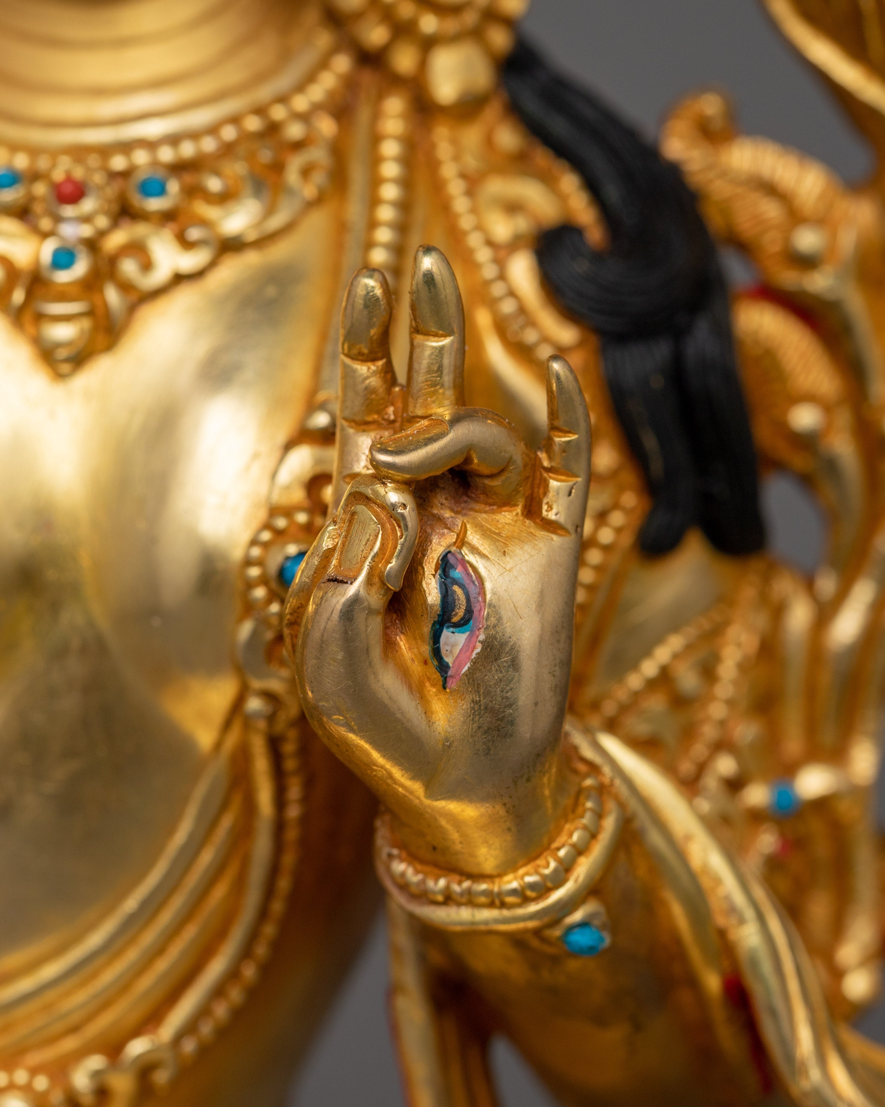 Himalayan Statue of White Tara | Bodhisattva of Compassion