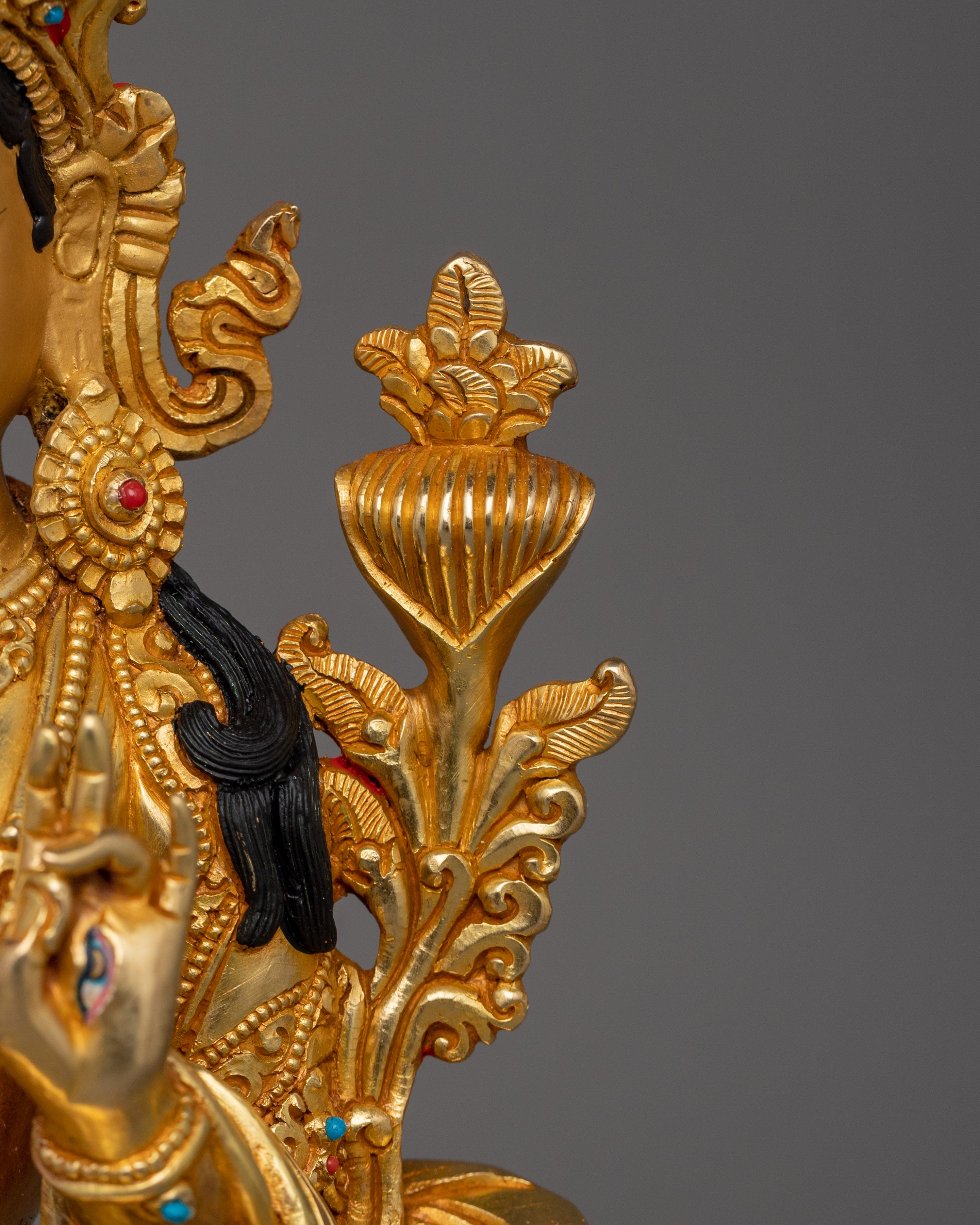 Himalayan Statue of White Tara | Bodhisattva of Compassion