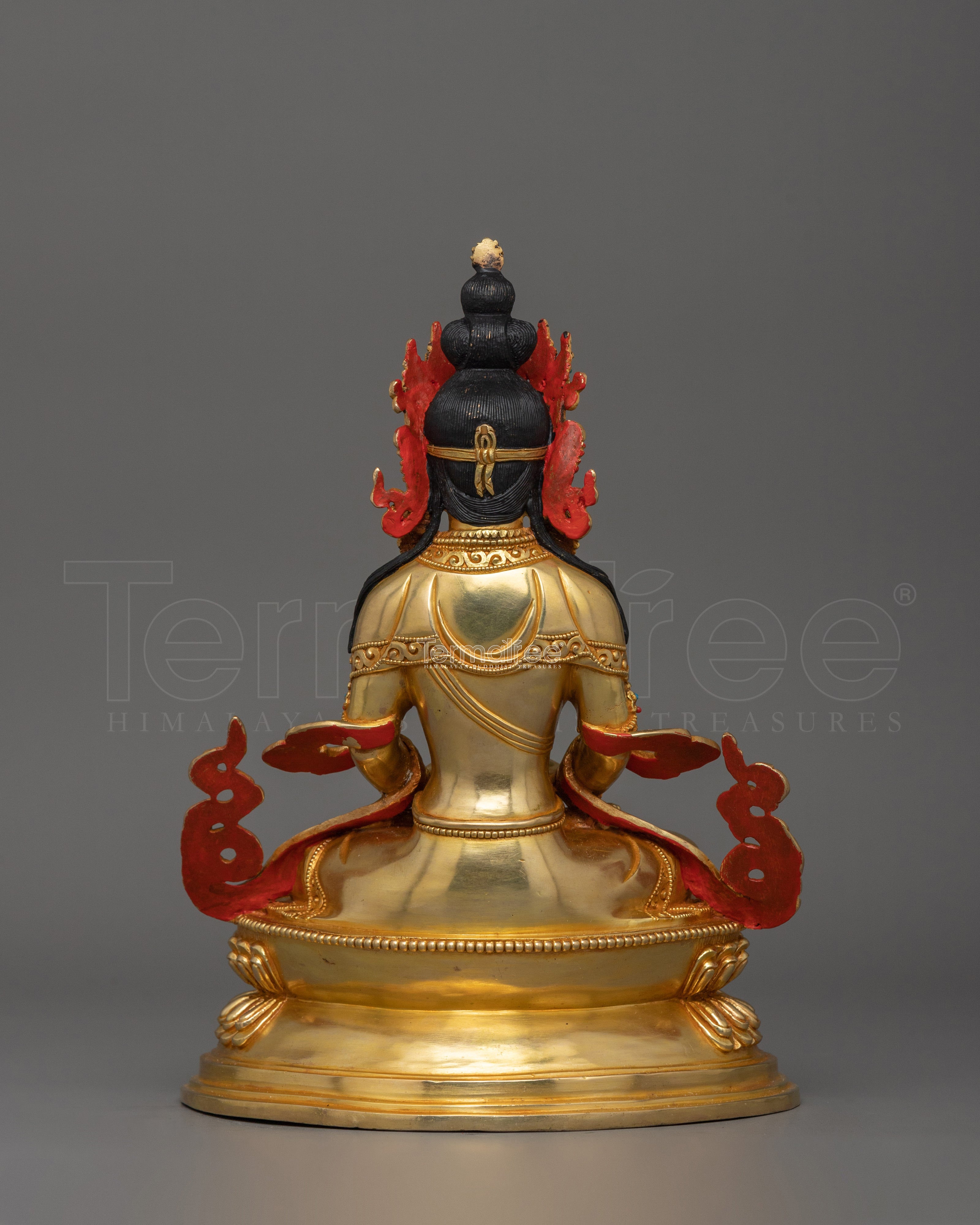 Tibetan Handmade Amitayus Statue | Dharma Protector