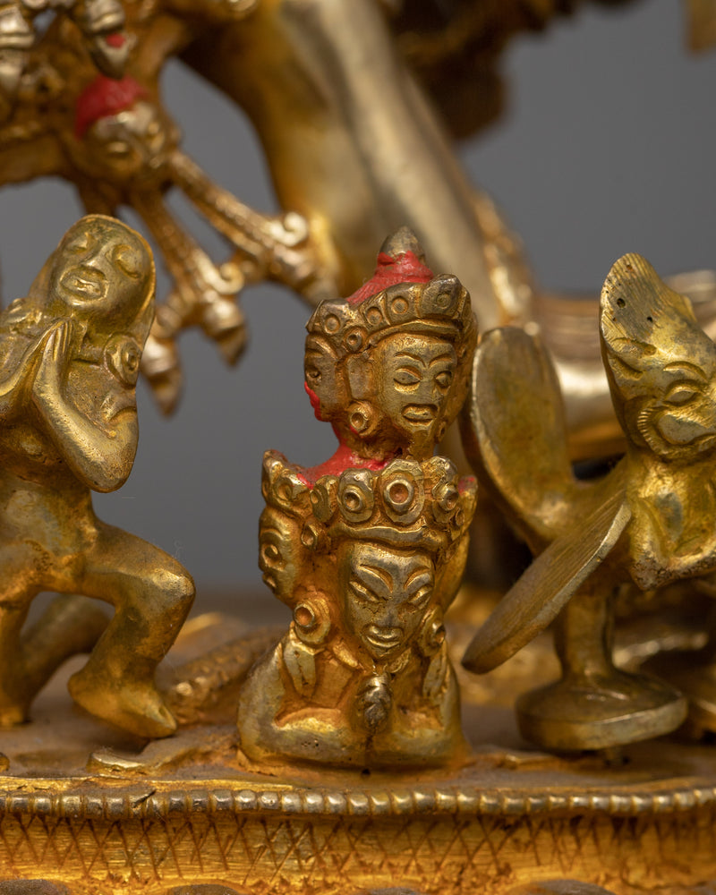 Yamantaka Handmade Statue | Wrathful Deity Sculpture