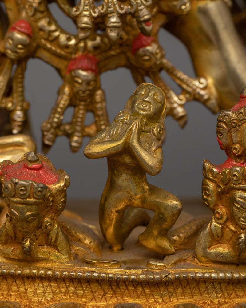 Yamantaka Handmade Statue | Wrathful Deity Sculpture