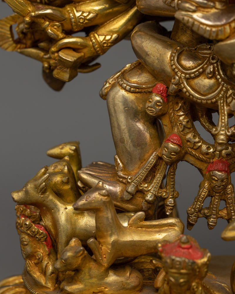 Yamantaka Handmade Statue | Wrathful Deity Sculpture