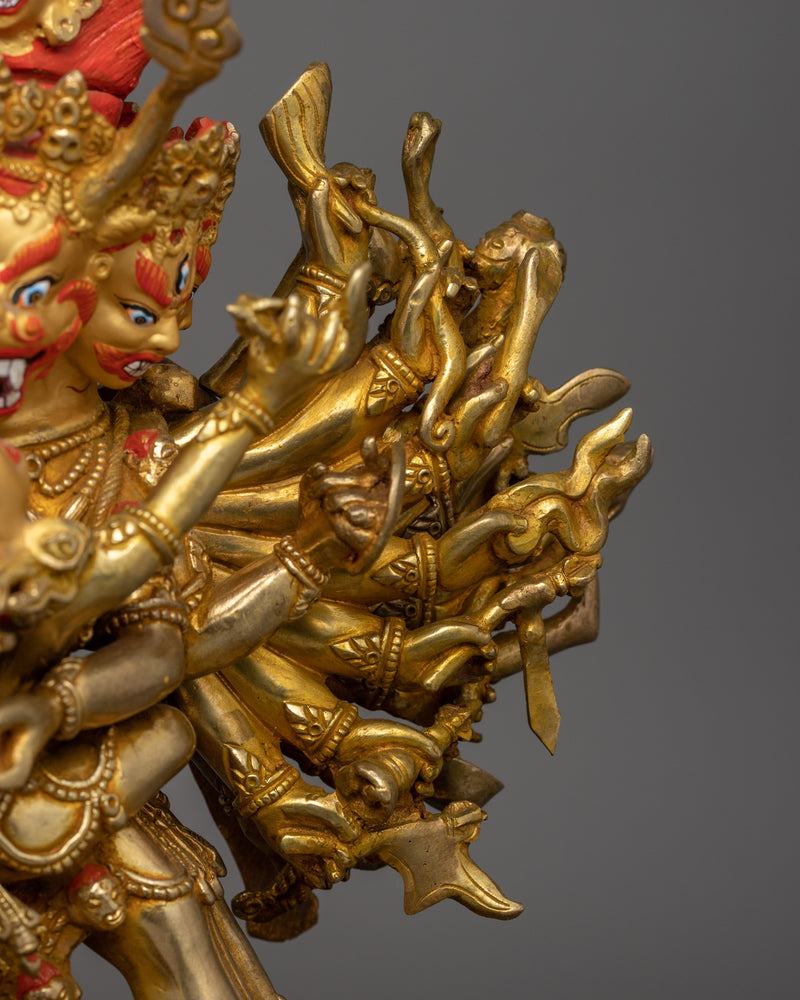 Yamantaka Handmade Statue | Wrathful Deity Sculpture