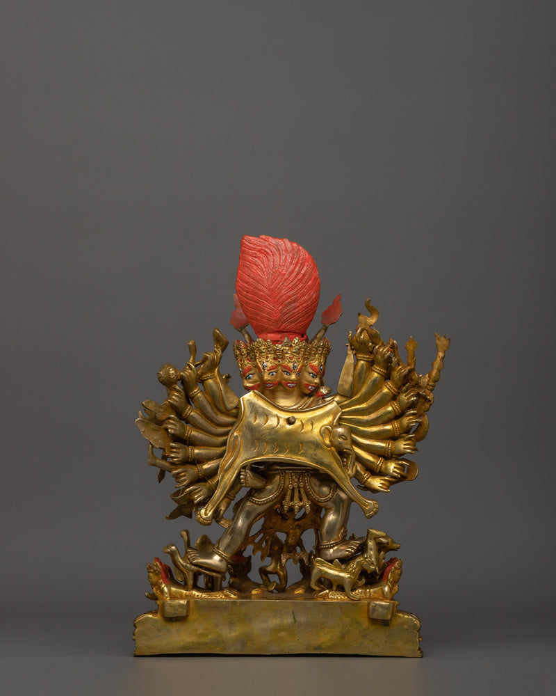 Yamantaka Handmade Statue | Wrathful Deity Sculpture