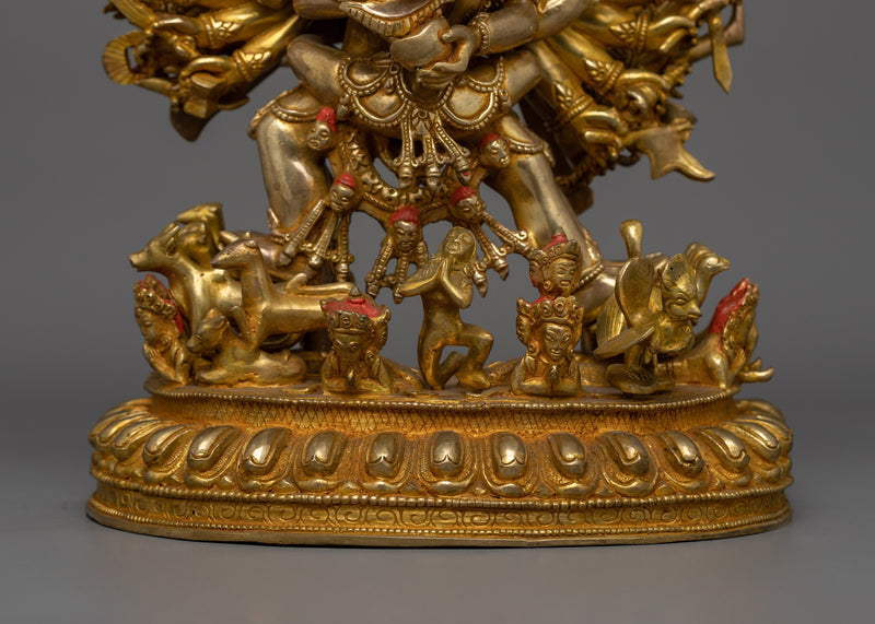 Yamantaka Handmade Statue | Wrathful Deity Sculpture