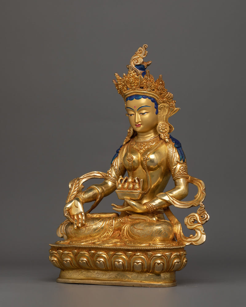 Traditional Statue of Female Bodhisattva | Compassionate Deity