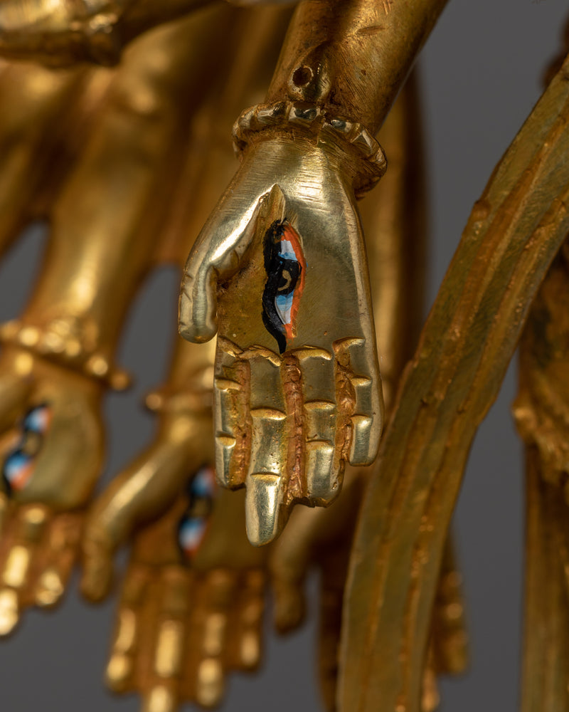 1000 Armed Chenresig handmade statue | The Bodhisattva of Compassion