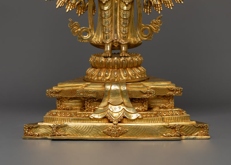 1000 Armed Chenresig handmade statue | The Bodhisattva of Compassion