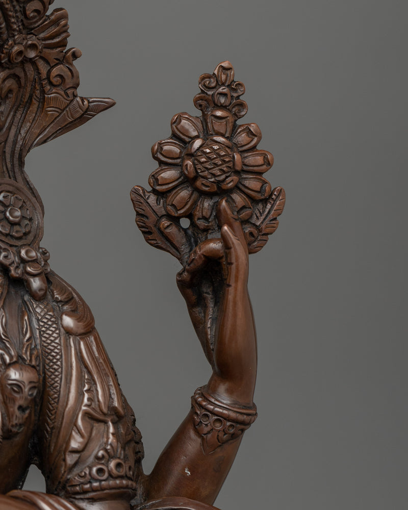 Himalayan Handmade Statue of Chenrezig | The Compassionate One