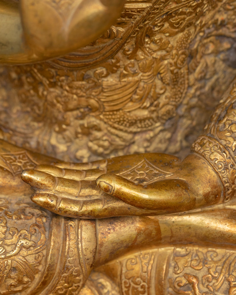 Handmade Amogasiddhi Statue | The Lord of Karma