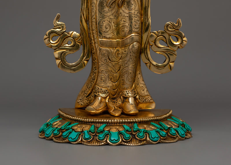 Yeshe Tosgyal and Mandarva Statue | Embodiment of Wisdom and Compassion