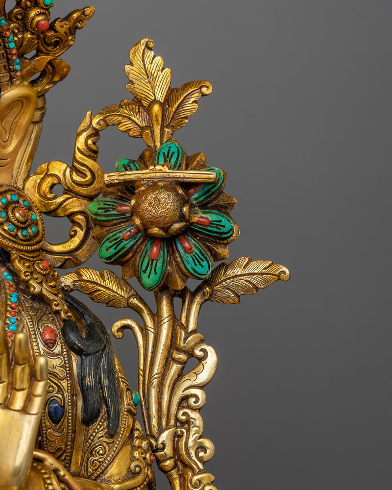 Himalayan Sculpture Of Manjushri | Lord of Speech