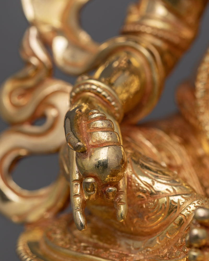Himalayan Sculpture of Dzambhala | The Buddhist Deity of Wealth and Prosperity
