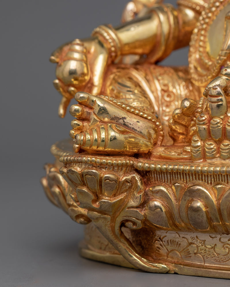 Himalayan Sculpture of Dzambhala | The Buddhist Deity of Wealth and Prosperity