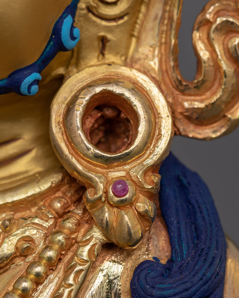 Himalayan Sculpture of Dzambhala | The Buddhist Deity of Wealth and Prosperity