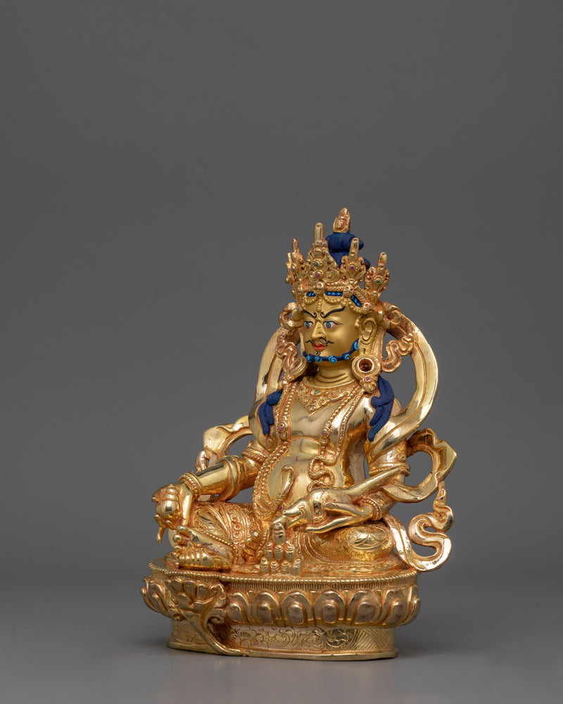 Himalayan Sculpture of Dzambhala | The Buddhist Deity of Wealth and Prosperity