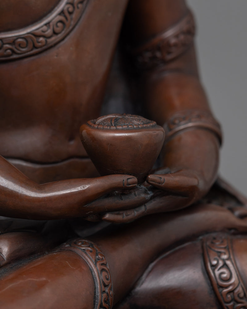 Traditional Sculpture of Amitabha Buddha | The Buddha of Infinite Light and Compassion