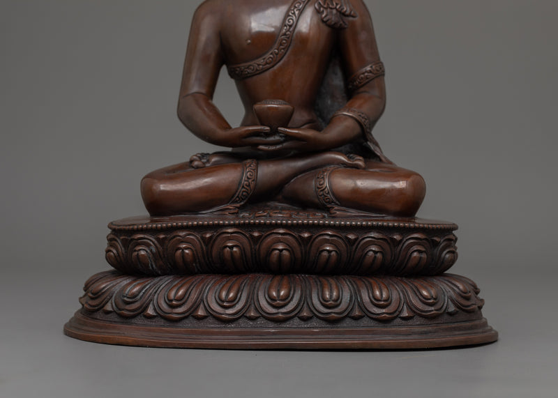 Traditional Sculpture of Amitabha Buddha | The Buddha of Infinite Light and Compassion