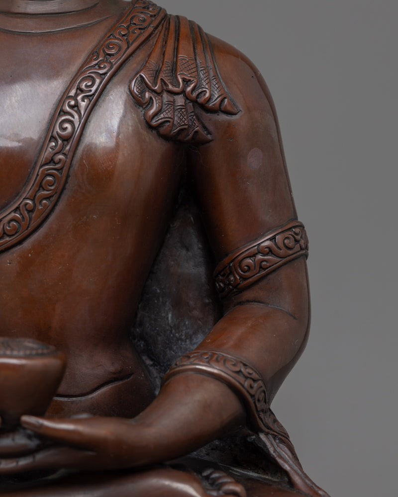 Traditional Sculpture of Amitabha Buddha | The Buddha of Infinite Light and Compassion