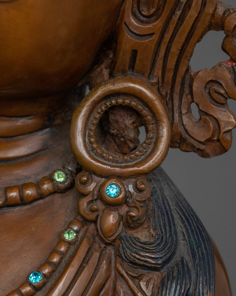 Himalayan Statue of Kshitigarbha | The Bodhisattva of Compassion