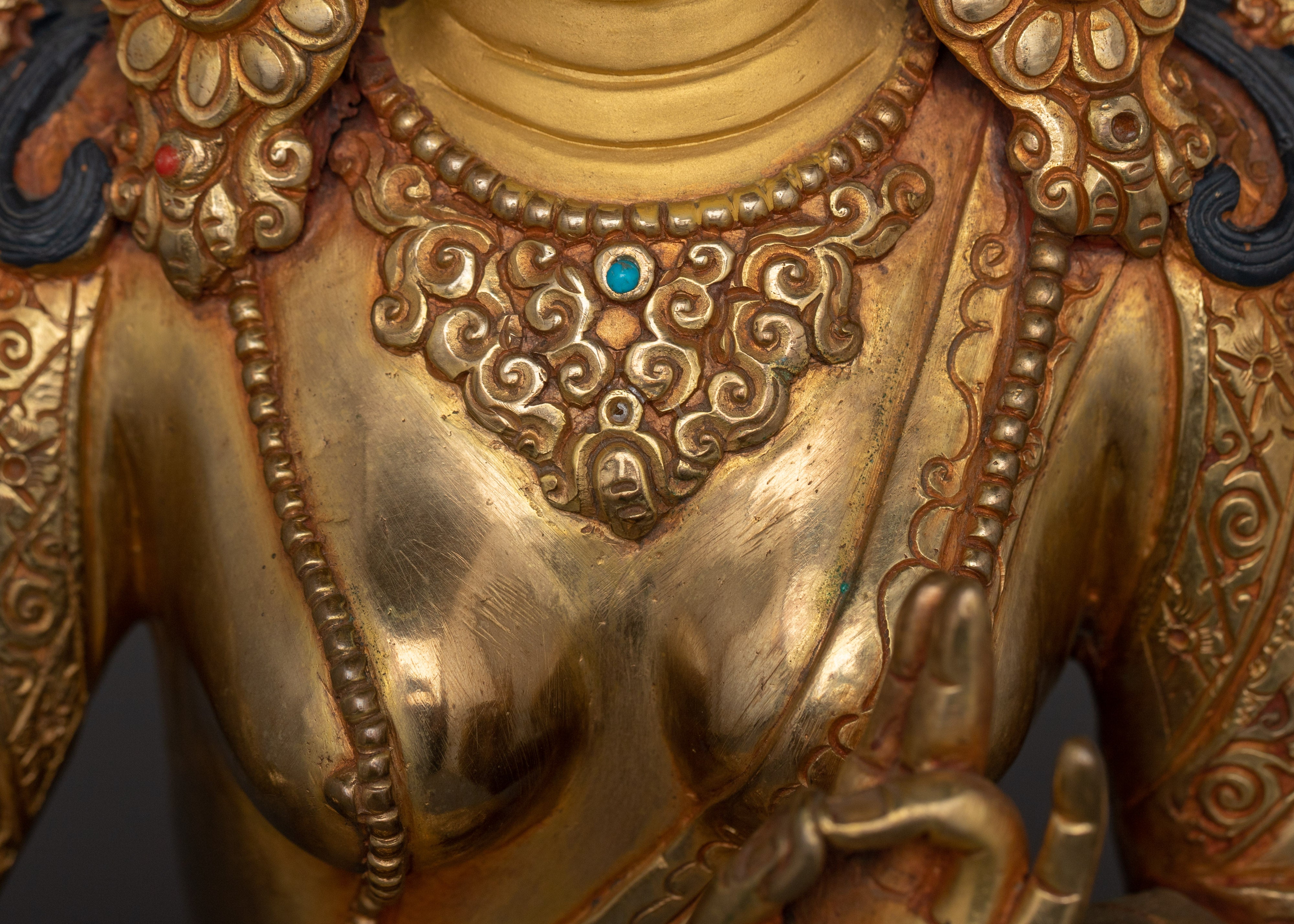 Handcrafted Statue of White Tara | The Radiant Deity of Longevity and Inner Peace