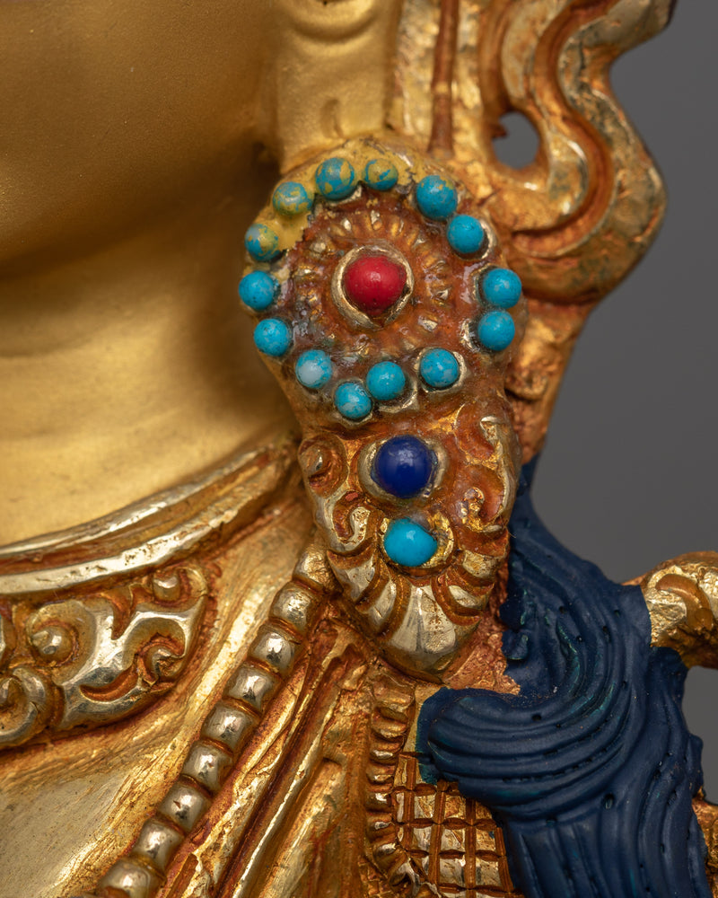 Traditional Statue of Green Tara | The Protector and Healer in Tibetan Buddhism