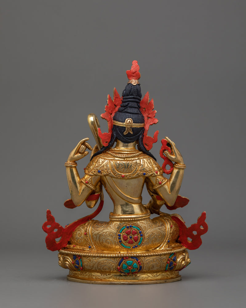 Traditional Statue of Saraswoti | The Goddess of Knowledge, Music, and Wisdom