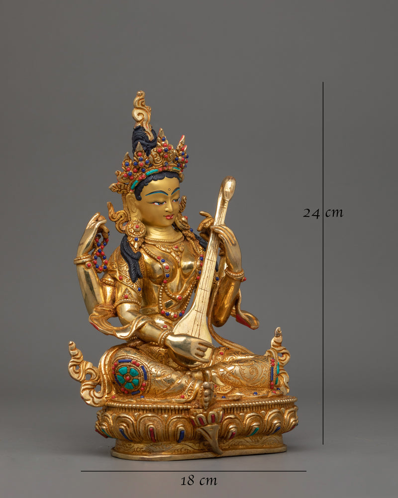 traditional-statue-of-saraswoti