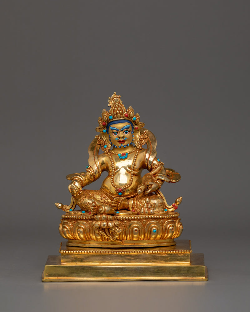 Himalayan Statue of Five Dzambhala Set |  A Sacred Wealth Deity Collection