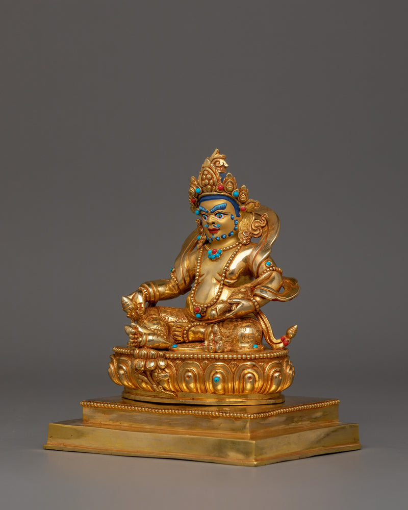 Himalayan Statue of Five Dzambhala Set |  A Sacred Wealth Deity Collection