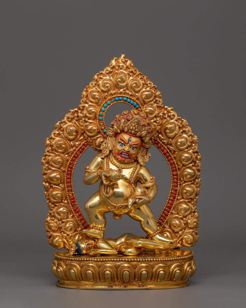 Himalayan Statue of Five Dzambhala Set |  A Sacred Wealth Deity Collection