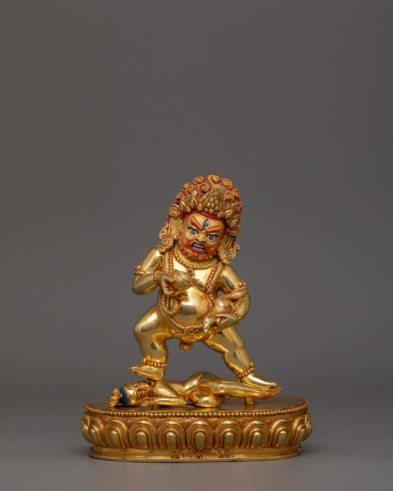 Himalayan Statue of Five Dzambhala Set |  A Sacred Wealth Deity Collection