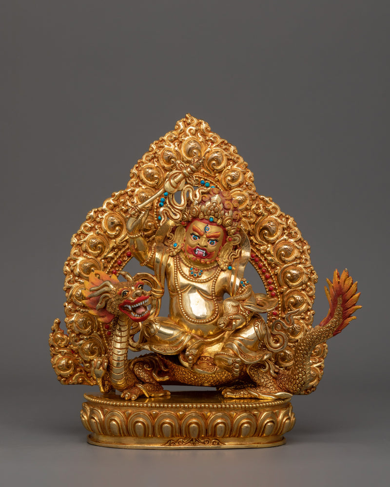 Himalayan Statue of Five Dzambhala Set |  A Sacred Wealth Deity Collection