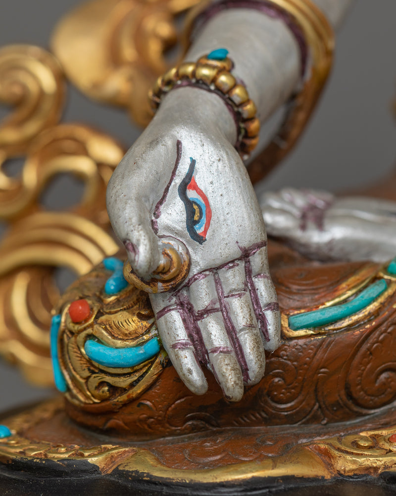 Handmade Bodhisattva Statue set | Guardian of Enlightenment and Dharma