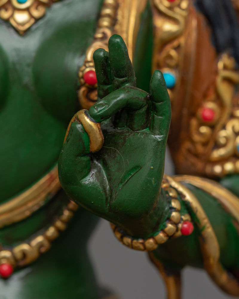 Handmade Bodhisattva Statue set | Guardian of Enlightenment and Dharma