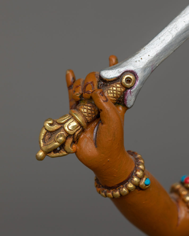 Handmade Bodhisattva Statue set | Guardian of Enlightenment and Dharma