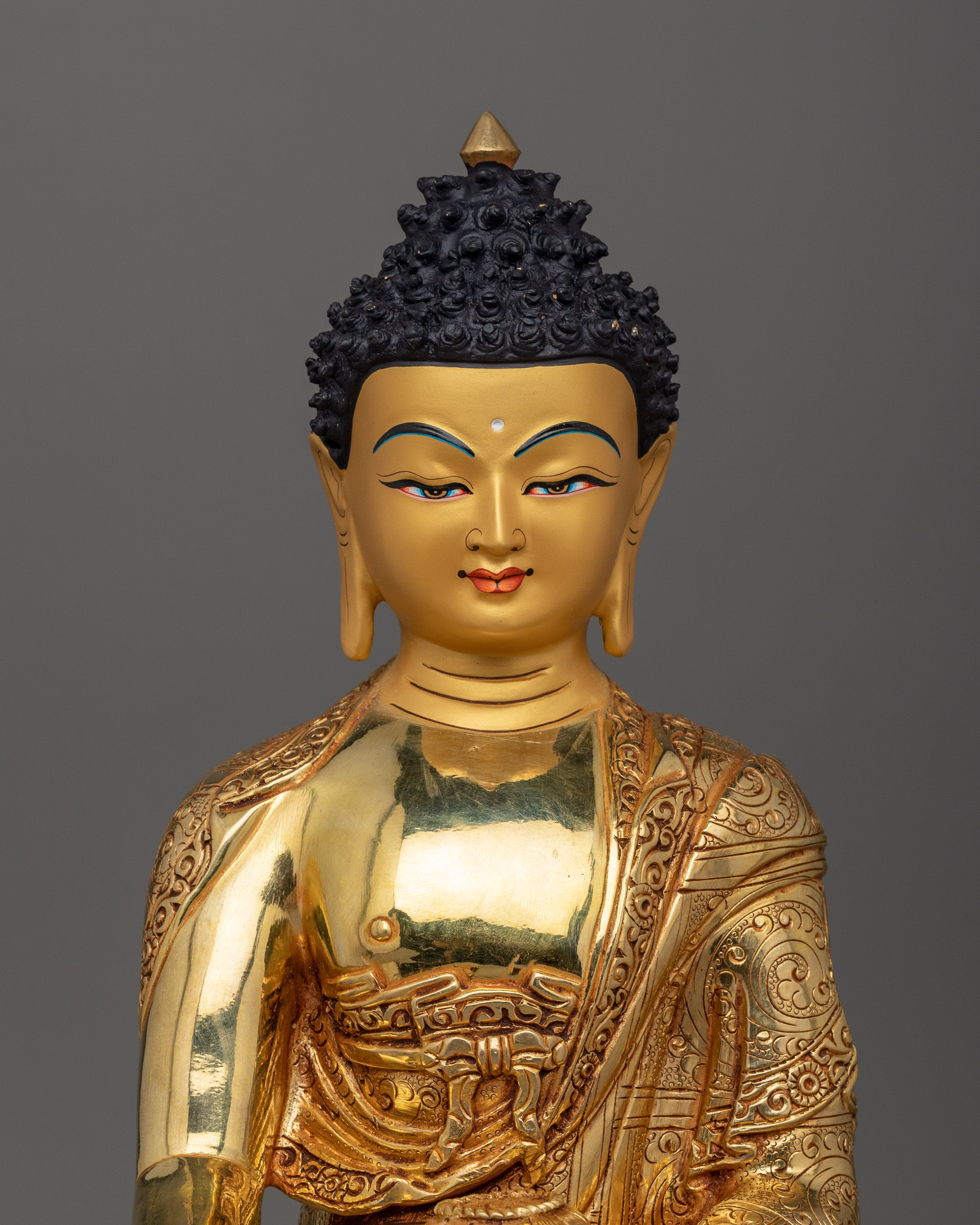 Handcrafted Himalayan Statue of Shakyamuni Buddha | The Founder of Buddhism