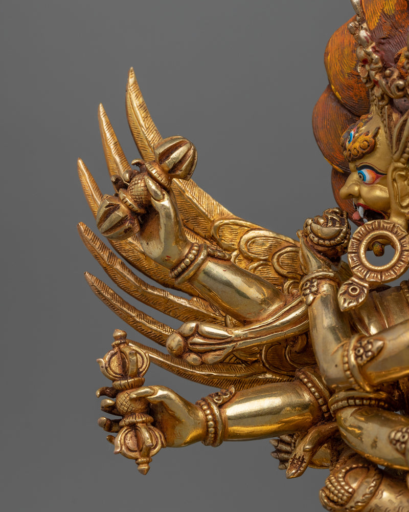 Vajra Kilaya Handmade Statue | The Wrathful Deity of Protection