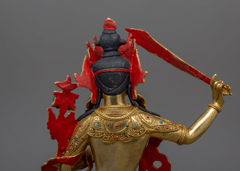 Handmade Sculpture of Manjushri |  Representing the perfection of wisdom