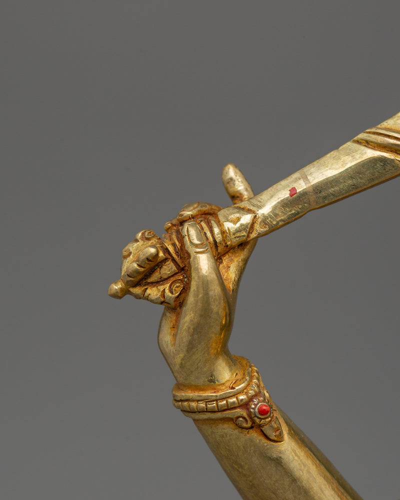 Handmade Sculpture of Manjushri |  Representing the perfection of wisdom